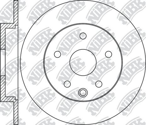 Тормозной диск NiBK. Артикул RN1768