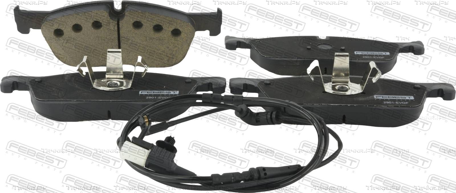 Тормозные колодки Febest передние для Land Rover Range Rover Evoque II 2015-2026. Артикул 2901-EVQF