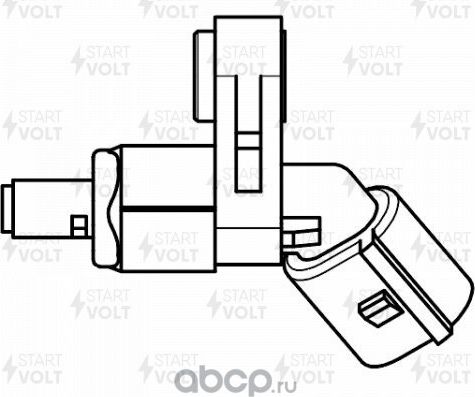 Датчик ABS StartVOLT передний левый для Skoda Octavia Tour 1996-2010. Артикул VS-ABS 1816
