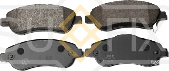 Колодки тормозные дисковые передние правые/левые HONDA CR-V III (RE) 2006-2012 (Sufix). Артикул SX1174