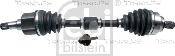 Полуось (привод в сборе, приводной вал) Febi Bilstein. Артикул 183290
