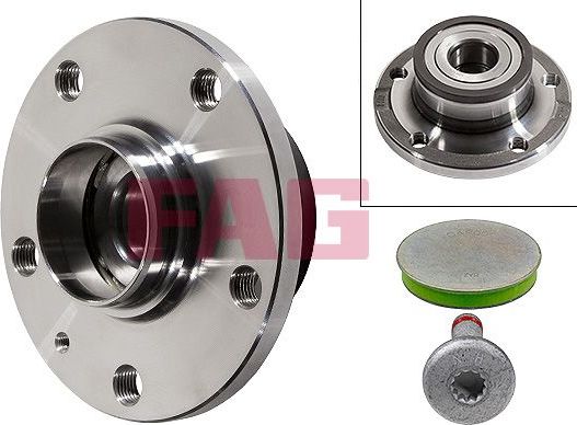 Ступица колеса с интегрированным подшипником Fag. Артикул 713 6109 60