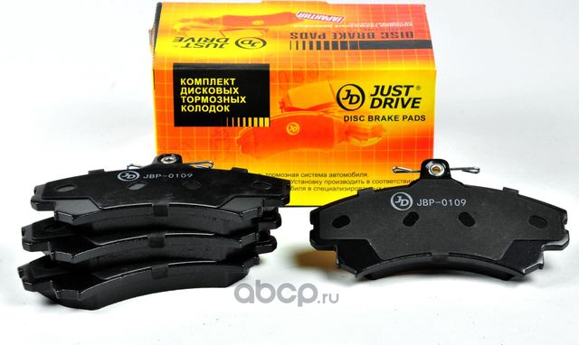 Колодки тормозные, передние D6090H (Just Drive). Артикул JBP0109