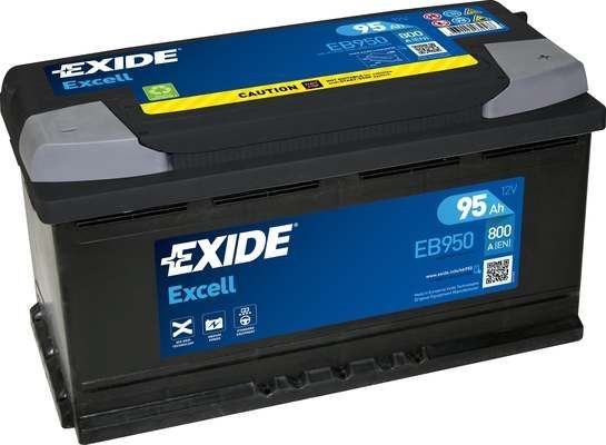 Аккумулятор Exide Excell ** для Mercedes-Benz Sprinter 904 1995-2006. Артикул EB950