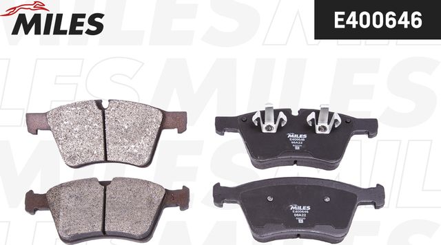 Тормозные колодки Miles (Low-Metallic). Артикул E400646