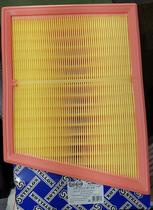 Воздушный фильтр Stellox для BMW X2 I (F39) 2017-2026. Артикул 71-02036-SX