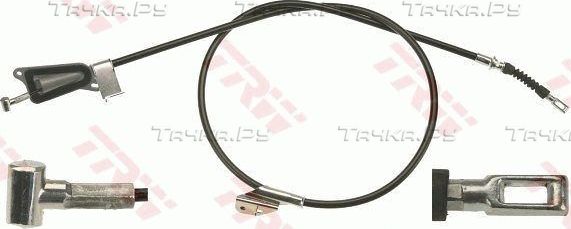 Трос ручника (тросик ручного тормоза) TRW. Артикул GCH224