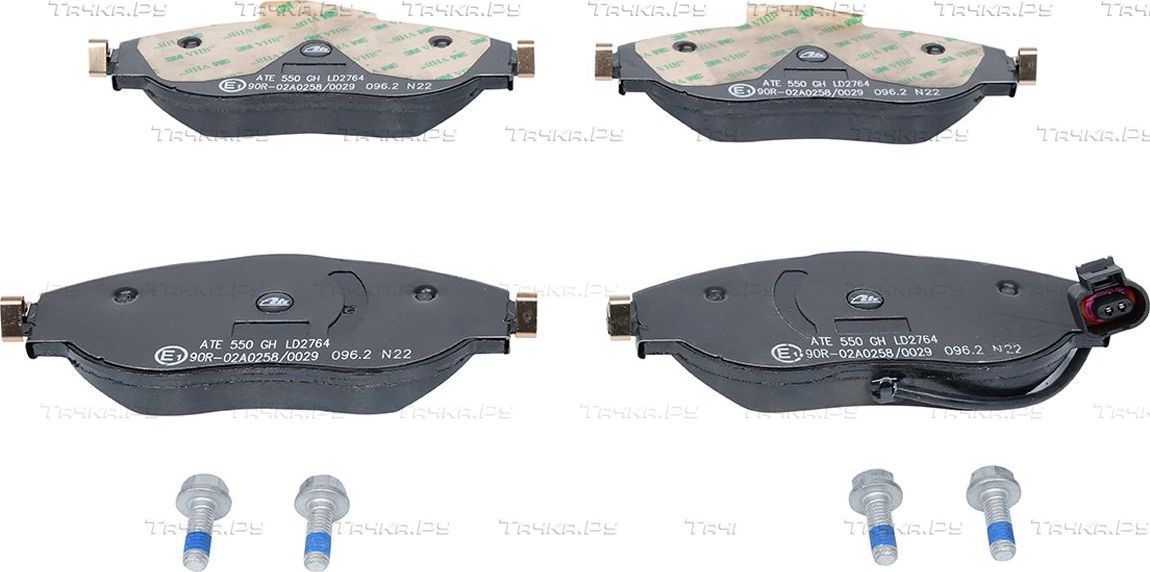 Тормозные колодки ATE Ceramic передние для SEAT Alhambra II 2010-2026. Артикул 13.0470-2764.2