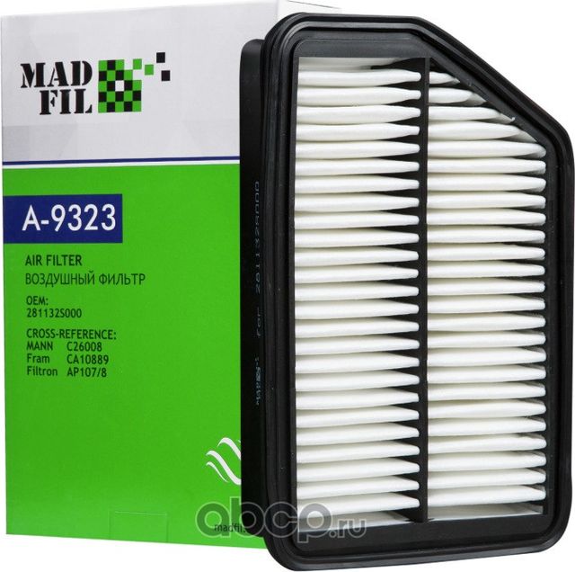 ФИЛЬТР ВОЗДУШНЫЙ MADFIL 281132S000 Madfil. Артикул A9323