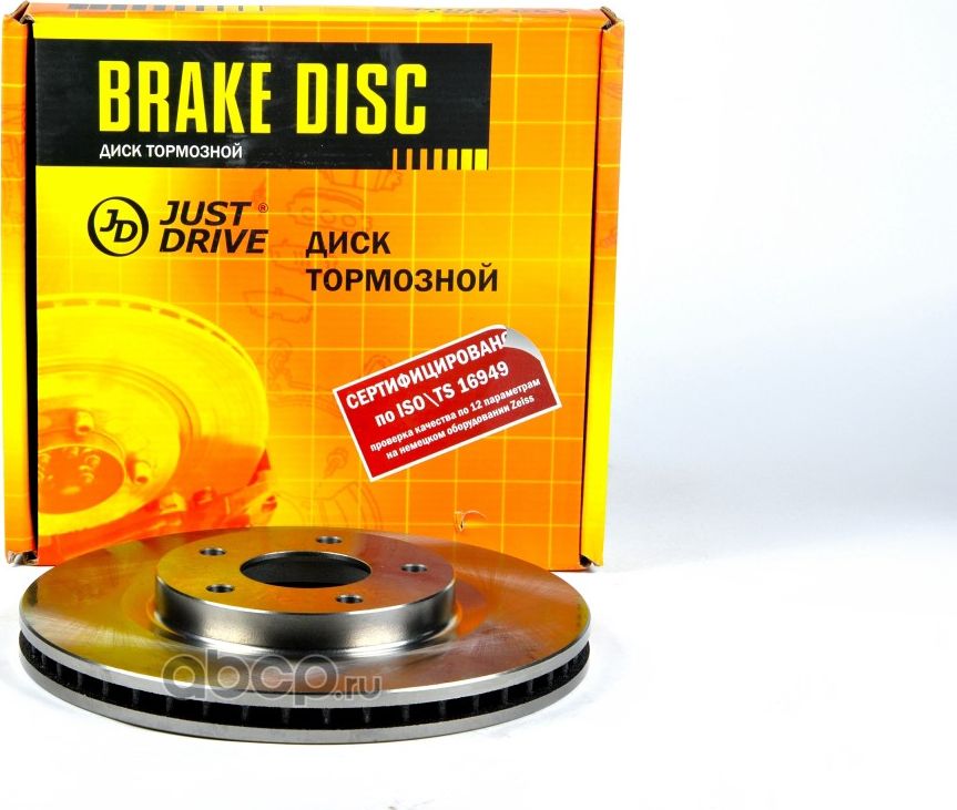 Диск тормозной передний DF4964 (296x26) 5 отв (Just Drive). Артикул JBD0045
