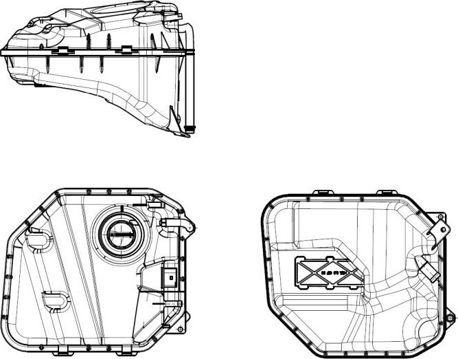 Расширительный бачок NRF EASY FIT. Артикул 454032