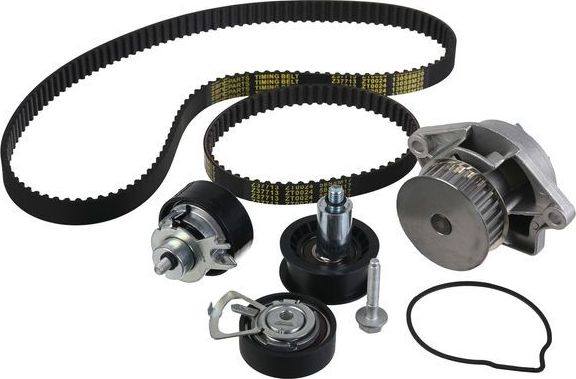 Помпа (водяной насос) с комплектом ремня ГРМ Zentparts. Артикул Z37713