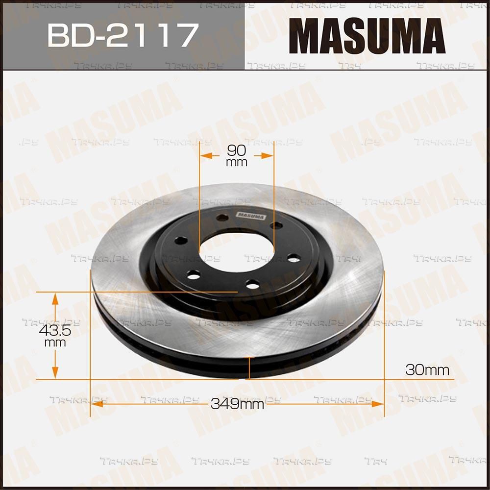 Тормозной диск Masuma. Артикул BD-2117