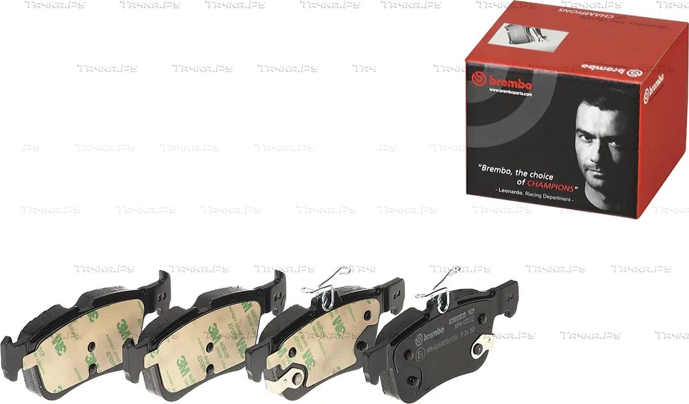 Тормозные колодки Brembo задние для Ford Galaxy III 2015-2026. Артикул P 24 201