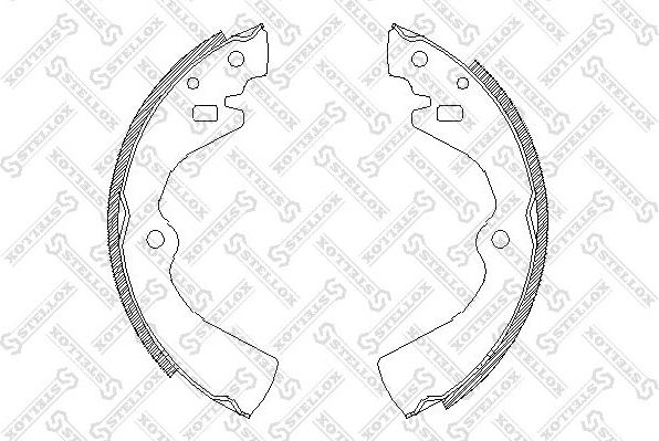Тормозные колодки Stellox. Артикул 138 100-SX