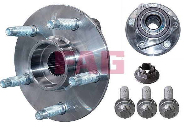 Ступица колеса с интегрированным подшипником Fag передняя для Opel Insignia I 2008-2017. Артикул 713 6449 30
