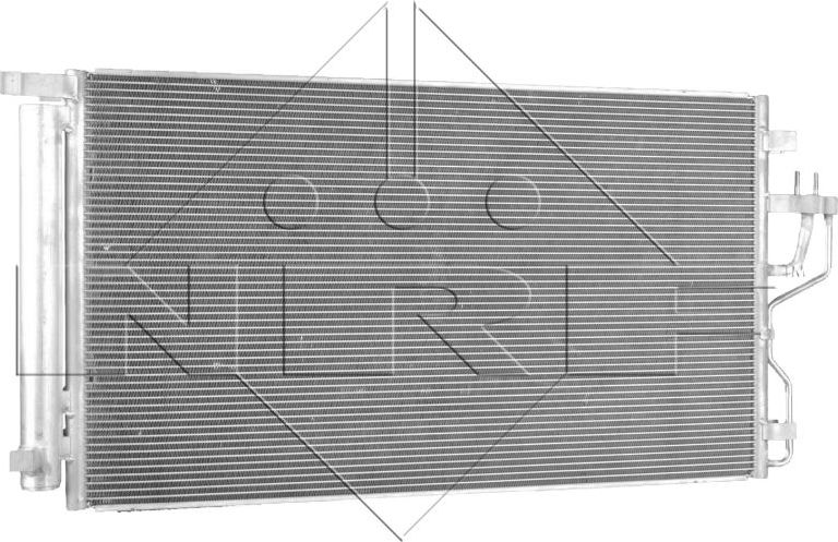 Радиатор кондиционера (конденсатор) NRF (алюминий). Артикул 350078