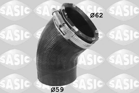 Патрубок интеркулера Sasic для Audi S3 II (8P) 2006-2013. Артикул 3336149