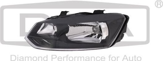 Фара передняя основная DPA левая для Volkswagen Polo V 2009-2026. Артикул 99411235102