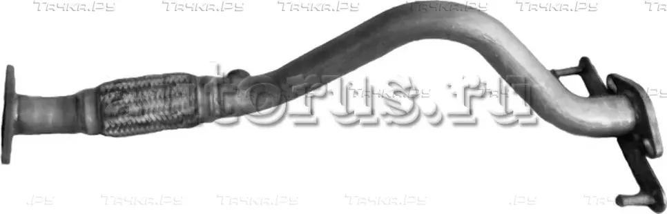 ТРУБА ПРИЕМНАЯ HYUNDAI GETZ 05-09 1,4-16V 75899 (Edex). Артикул 1074