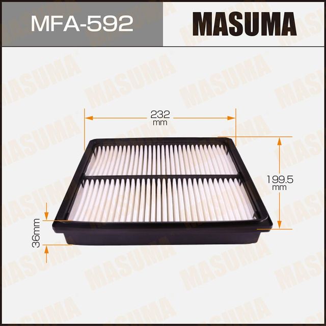 Воздушный фильтр Masuma. Артикул MFA-592