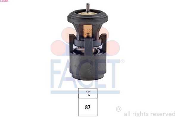 Термостат Facet Made in Italy - OE Equivalent. Артикул 7.8420S