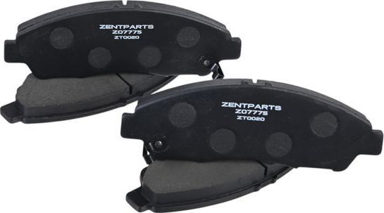 Тормозные колодки Zentparts. Артикул Z07775