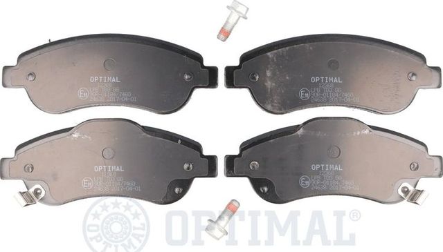 Тормозные колодки Optimal передние для Honda CR-V II 2001-2007. Артикул BP-12368