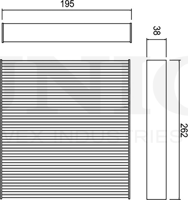Фильтр салонный Renault Scenic III 08-, Opel Vivaro B 14-, Nissan NV300 (X82) 16- (Unio). Артикул FLT-40087