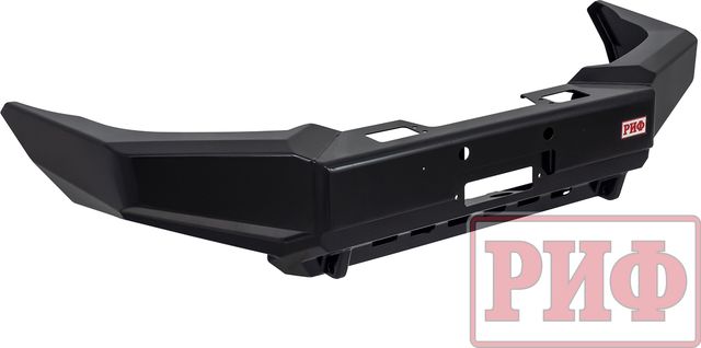 Бампер силовой РИФ передний c защитой бачка омывателя для Toyota Land Cruiser Prado 120 2002-2009. Артикул RIF120-11306