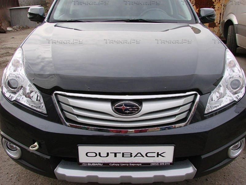 Дефлектор SIM для капота Subaru Outback IV 2010-2014. Артикул SSULEG1012