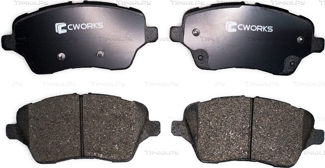 Тормозные колодки Cworks передние для Ford Fiesta VI 2008-2019. Артикул C11CR0023