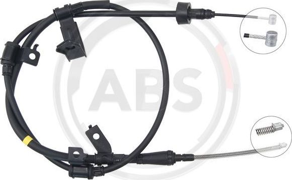 Трос ручника (тросик ручного тормоза) ABS. Артикул K17509