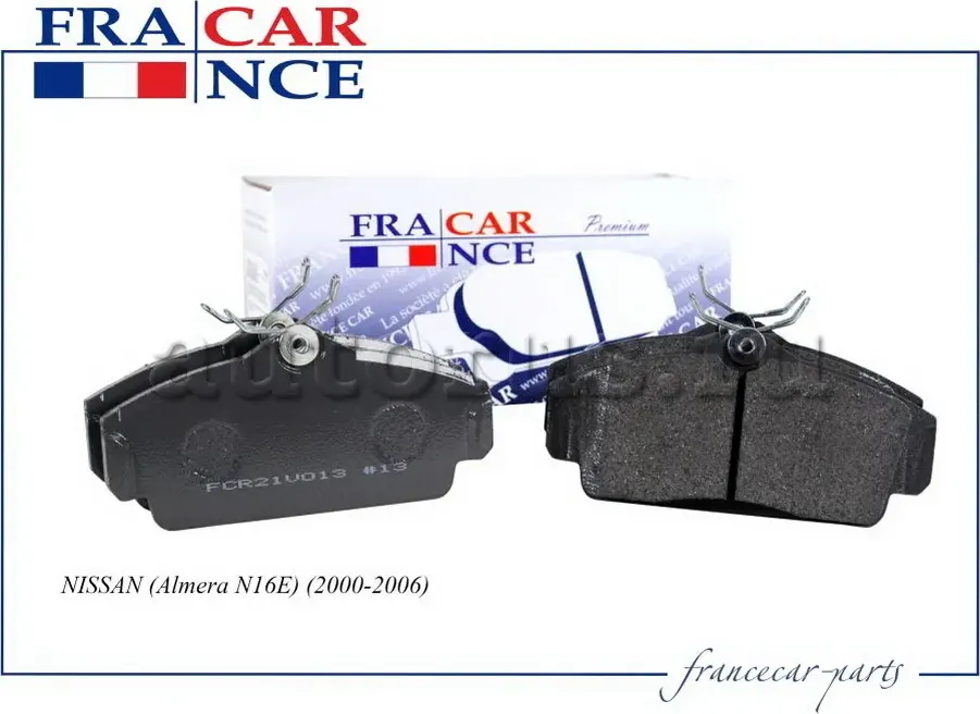 колодки тормозные (Francecar). Артикул FCR21V013