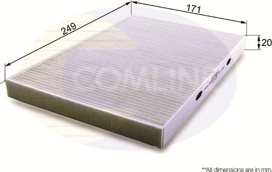 Салонный фильтр Comline. Артикул EKF262