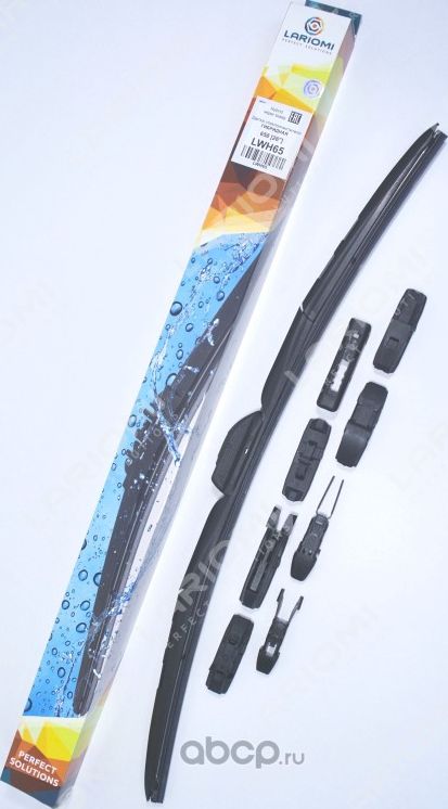 ЩЕТКА СТЕКЛООЧИСТИТЕЛЯ ГИБРИДНАЯ 650 ММ 1 ШТ (Lariomi). Артикул LWH65