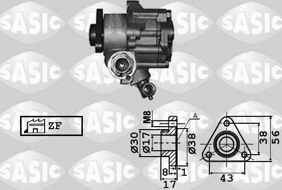 Насос ГУР Sasic для Fiat Brava 1996-2001. Артикул 7076002