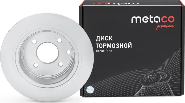 Диск тормозной задний NISSAN TIIDA C11 (2007>) (Metaco). Артикул 3060-519
