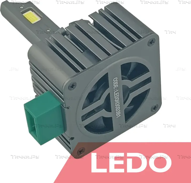 Лампа LED D3S/D3R/D8S 6000K +200% (1шт) (Ledo). Артикул LED0H30D3B1