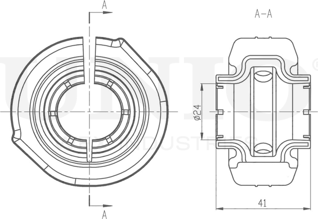 Втулка стабилизатора (Unio). Артикул RMP-10252