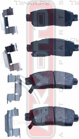 Тормозные колодки Akyoto Packing AKYOTO задние для Saab 9-7X 2004-2012. Артикул AKD-0883