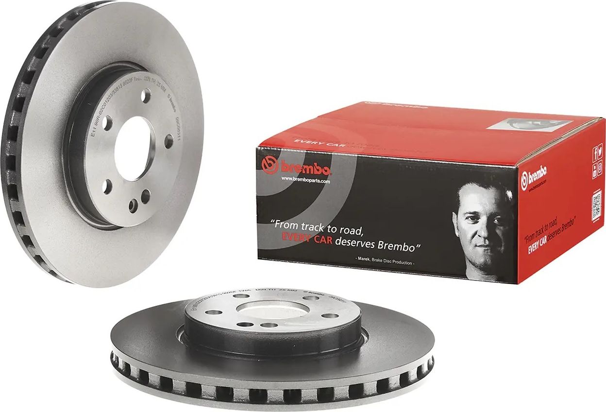 Тормозной диск Brembo PRIME LINE - UV Coated. Артикул 09.C063.11