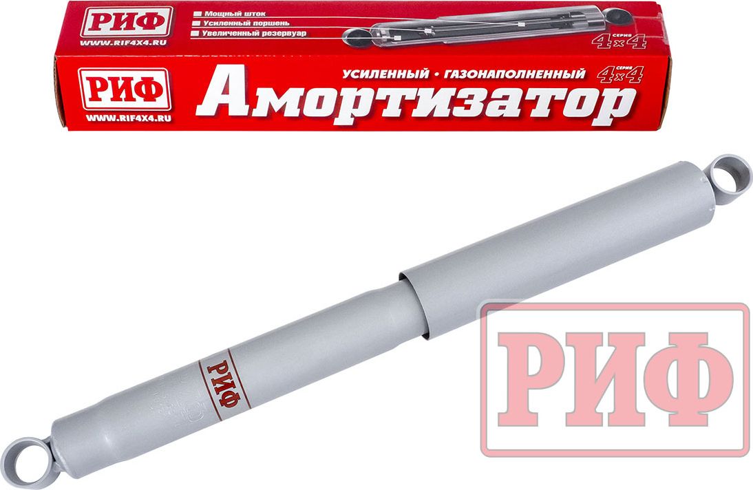 Амортизатор РИФ газовый задний на Toyota Land Cruiser 71 1984-2026. Лифт 50 мм. Артикул SAG211