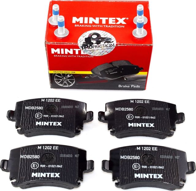 Тормозные колодки Mintex задние для Skoda Octavia A5 2004-2013. Артикул MDB2580
