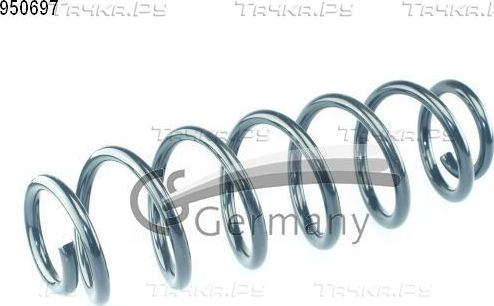Пружина подвески CS-Germany задняя для SEAT Toledo IV 2013-2019. Артикул 14.950.697