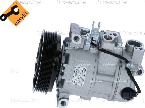 Компрессор кондиционера NRF EASY FIT для Audi A6 III (C6) 2004-2011. Артикул 32512