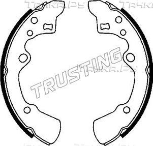 Тормозные колодки Trusting задние для Kia Capital 1990-1997. Артикул 049.135