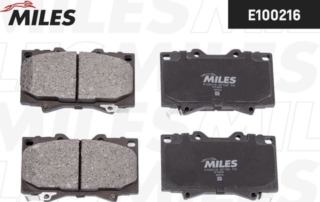 Тормозные колодки Miles (Semi-Metallic). Артикул E100216