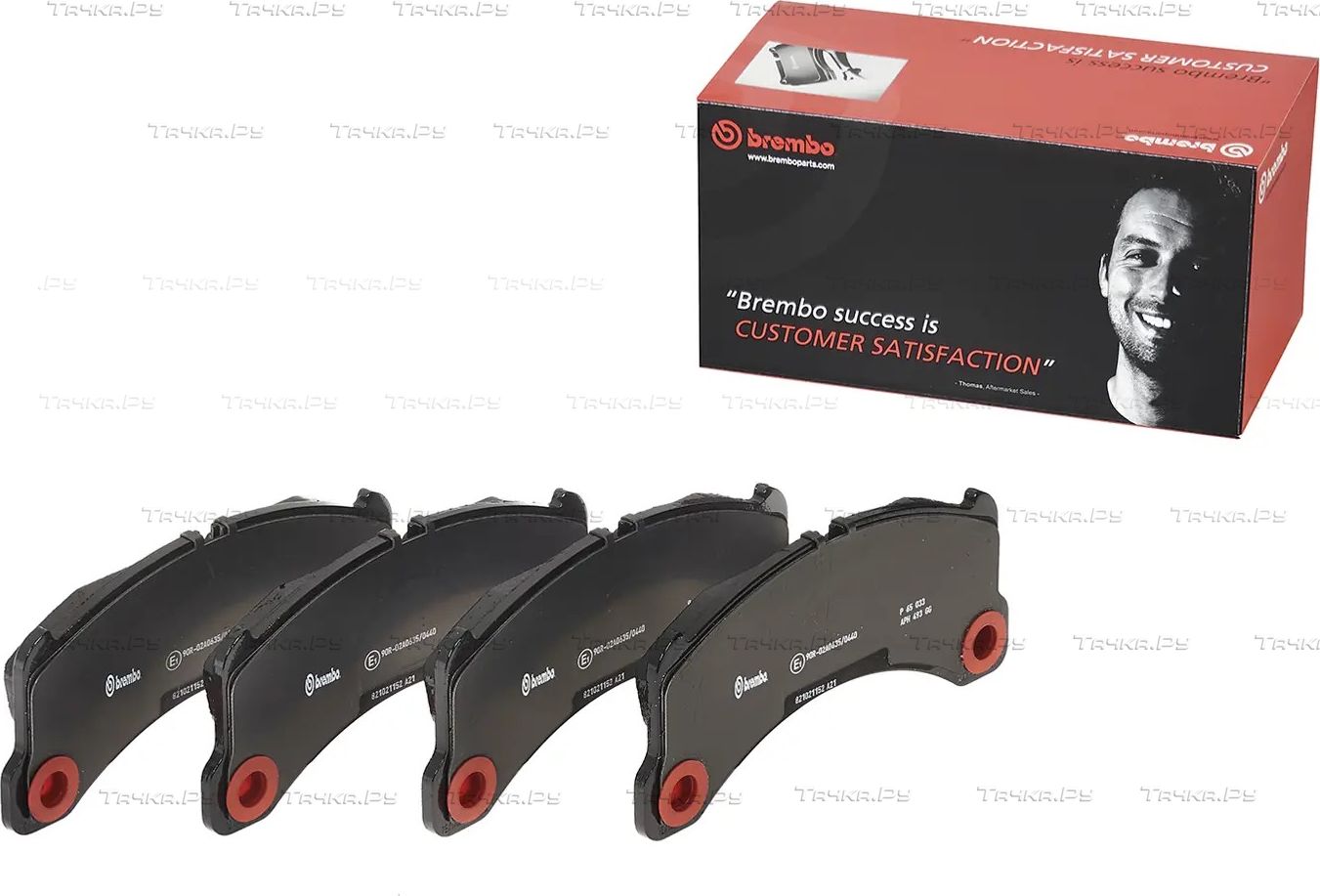 Тормозные колодки Brembo PRIME LINE передние для Porsche Panamera II 2016-2026. Артикул P 65 033