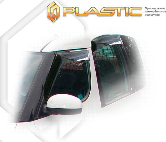 Дефлекторы СА Пластик для окон (Classic полупрозрачный) Skoda Roomster 2006-2010. Артикул 2010030304649